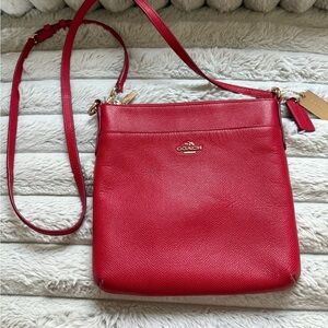Coach Vibrant Red Crossbody Bag Great for the Holiday’s.